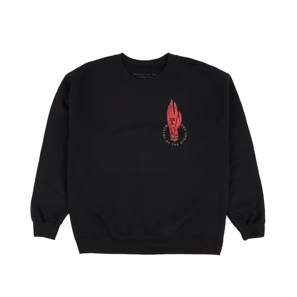VILLAINS Black Crewneck Front