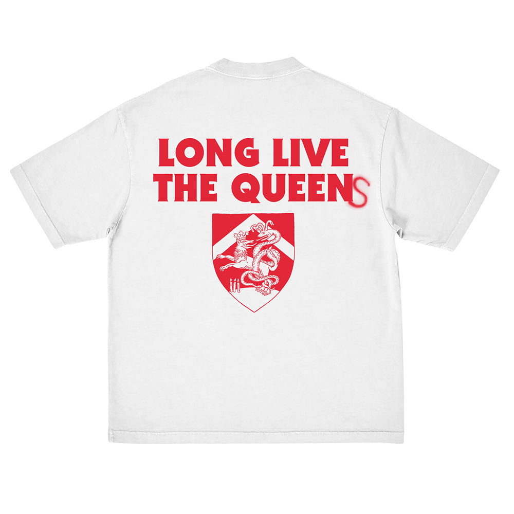 Long Live The Queens T-Shirt (White) Back