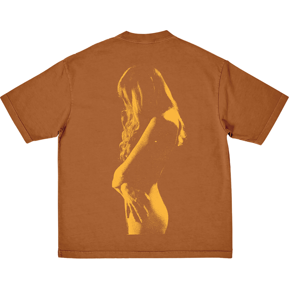 QOTSA Orange Tee Back