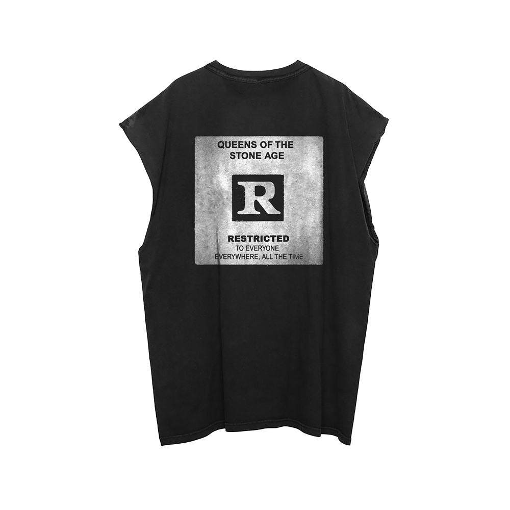 Rated R Muscle Tank Back