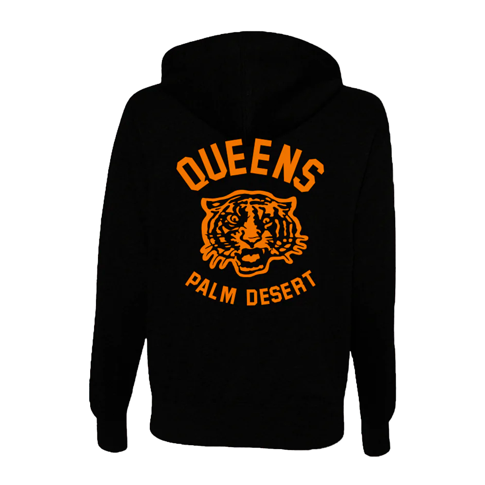 Tiger Zip-Up Hoodie Back