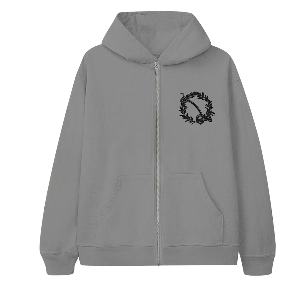 Long Live The Queens Zip Hoodie Front
