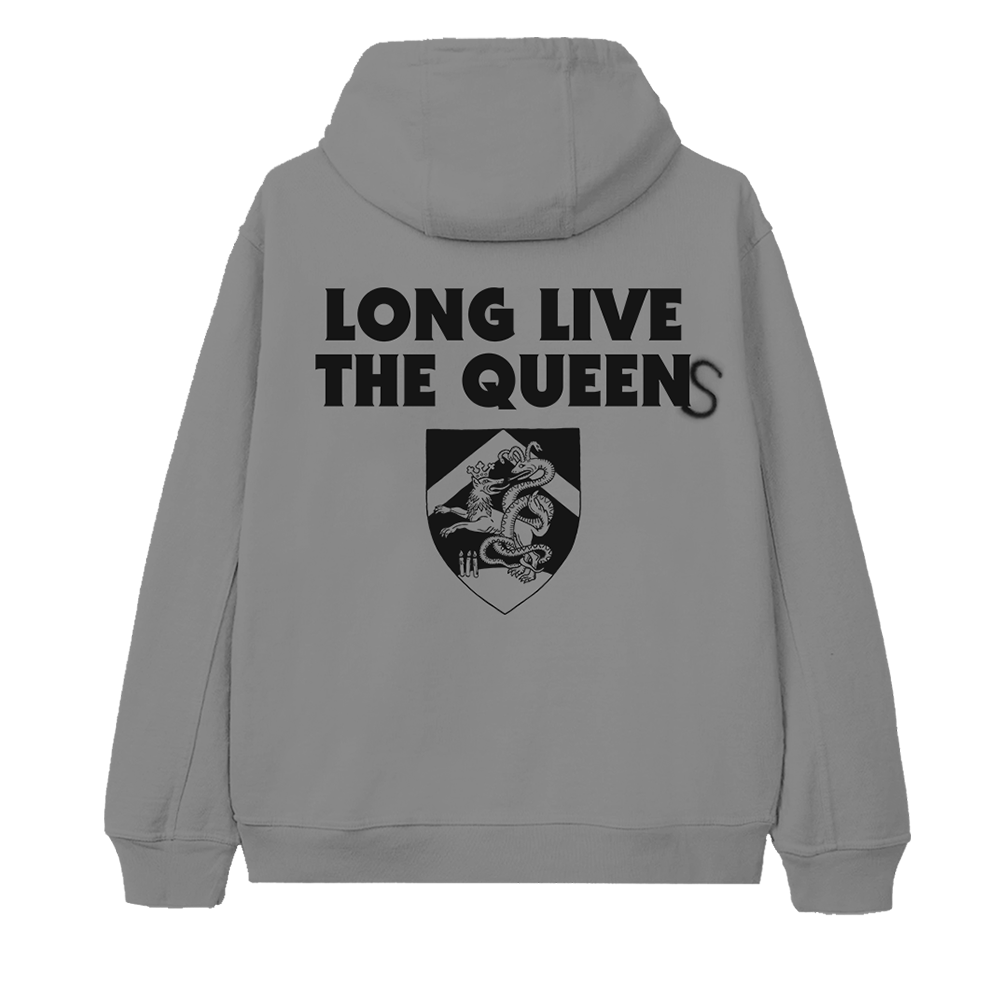 Long Live The Queens Zip Hoodie Back