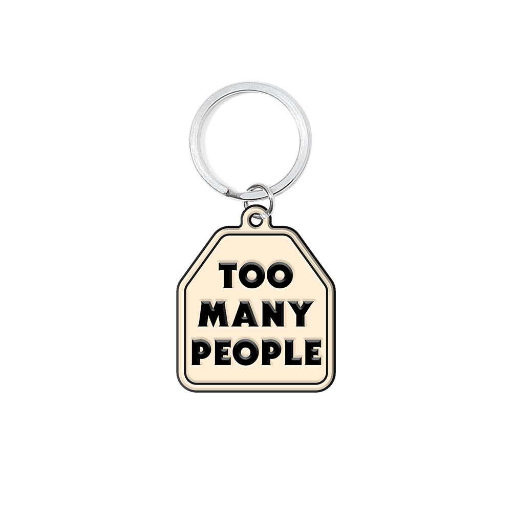 Too Many People PVC Keychain - Queens of the Stone Age
