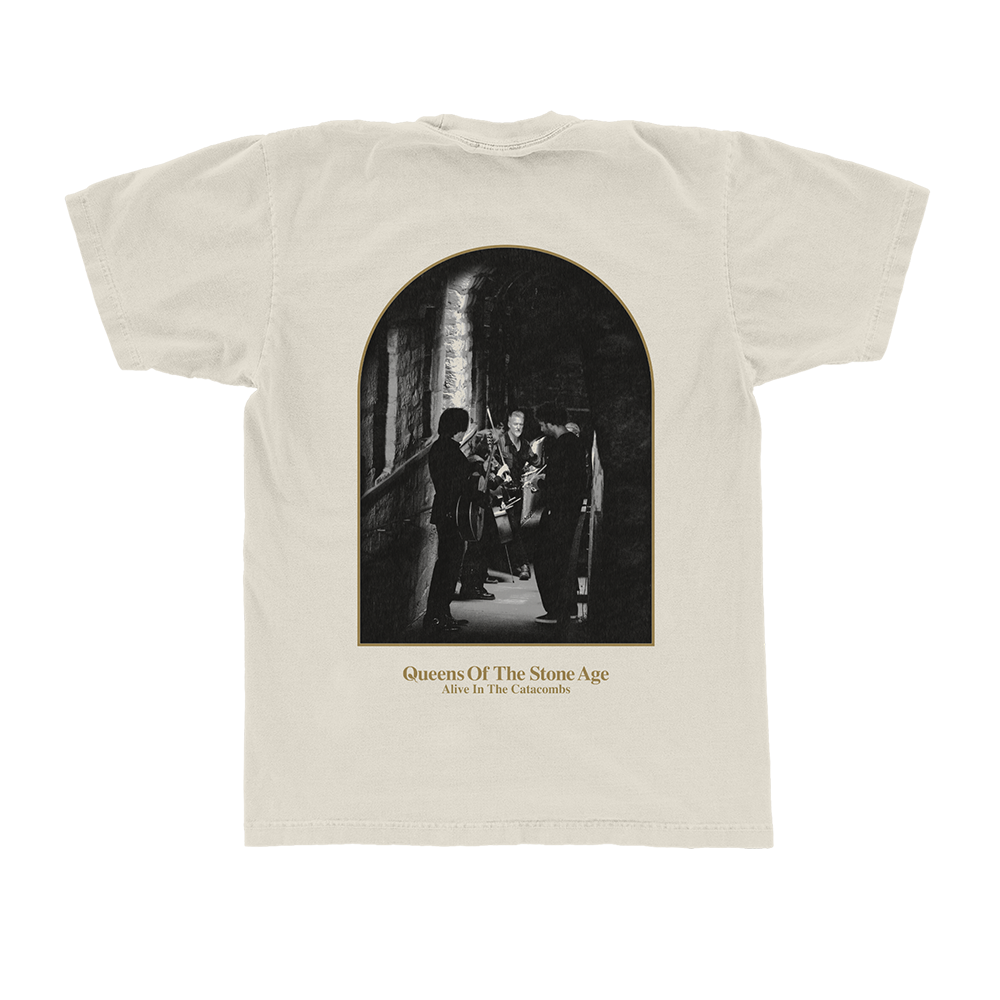 Alive In The Catacombs T-Shirt (White) Back