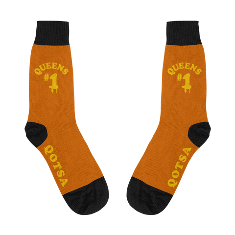Queens #1 Orange Sock (October)