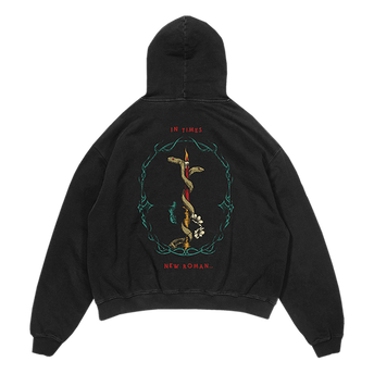In Times New Roman... Snake Hoodie Back