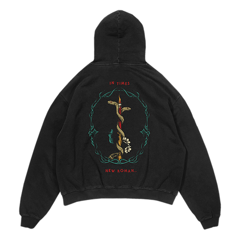 In Times New Roman... Snake Hoodie Back