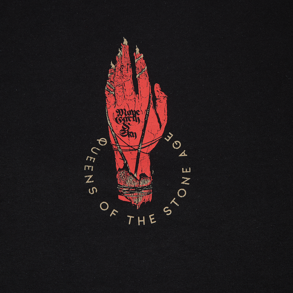 VILLAINS Black Crewneck Front Detail