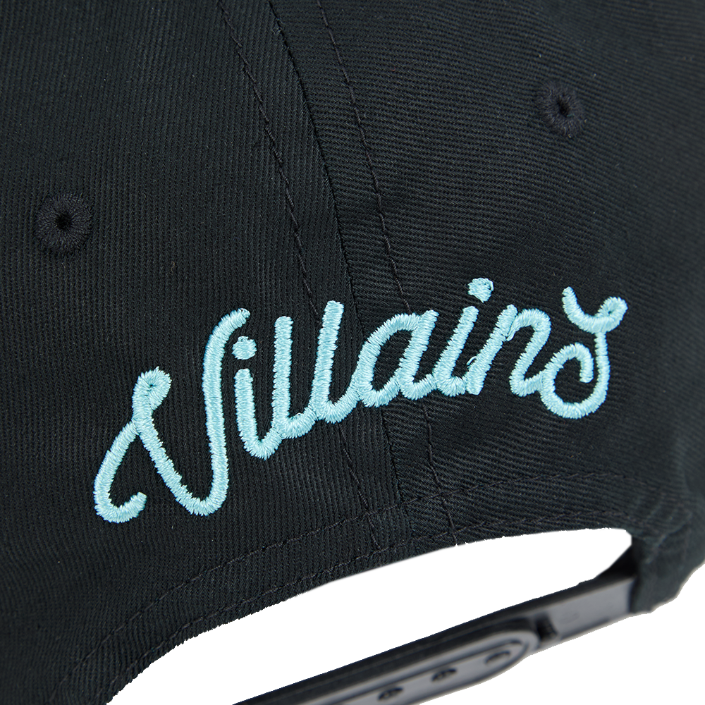 VILLAINS Snapback Hat Back Detail