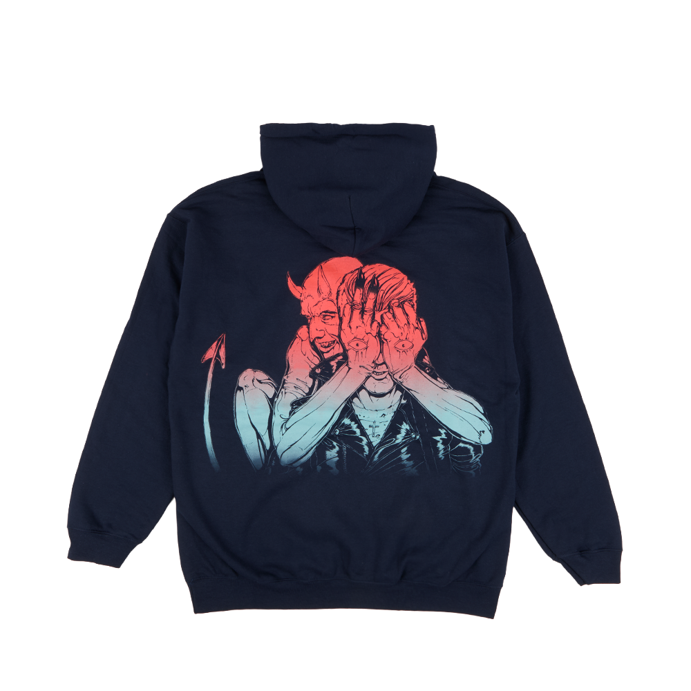 Unborn Again Navy Pullover Back