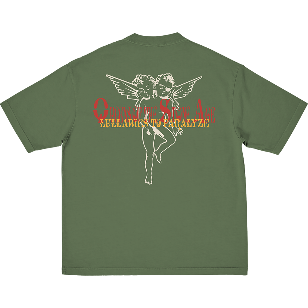 Lullabies to Paralyze Cherub T-Shirt Back