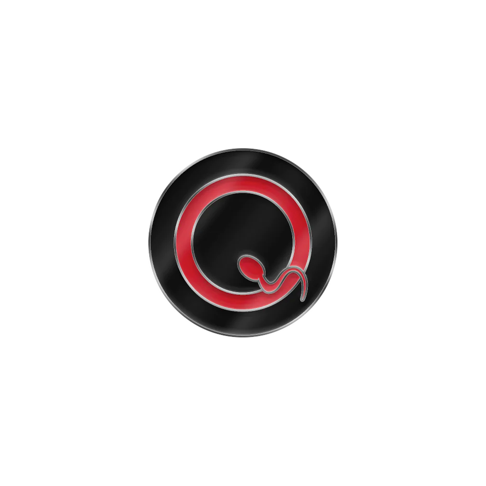 Red Q Pin