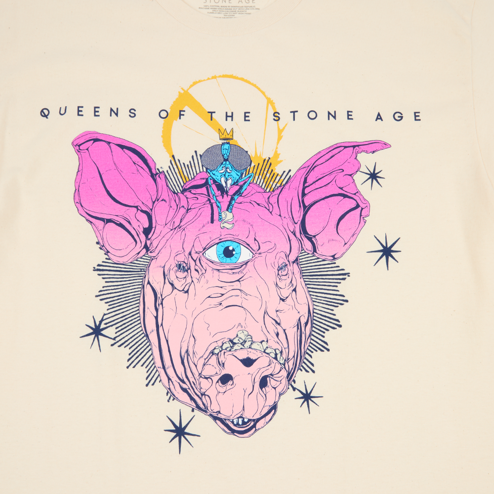 Domesticated Animals Natural T-Shirt Detail