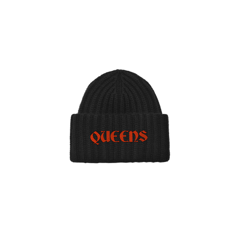 Queen of Hearts Beanie Front